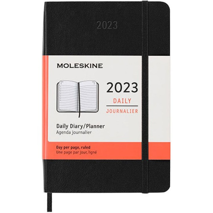 Ежедневник MOLESKINE CLASSIC SOFT POCKET 21 (черный) DSB12DC2-1